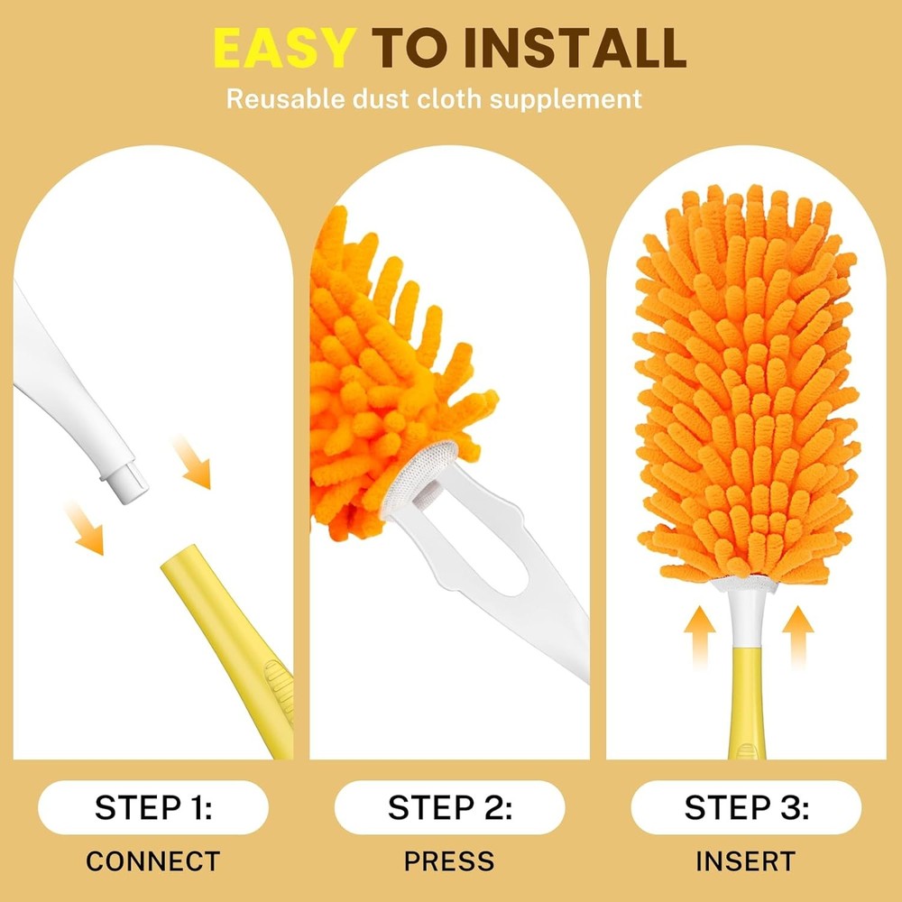 Microfiber Duster Refills for Swiffer Compatible Small Cleaning Tools