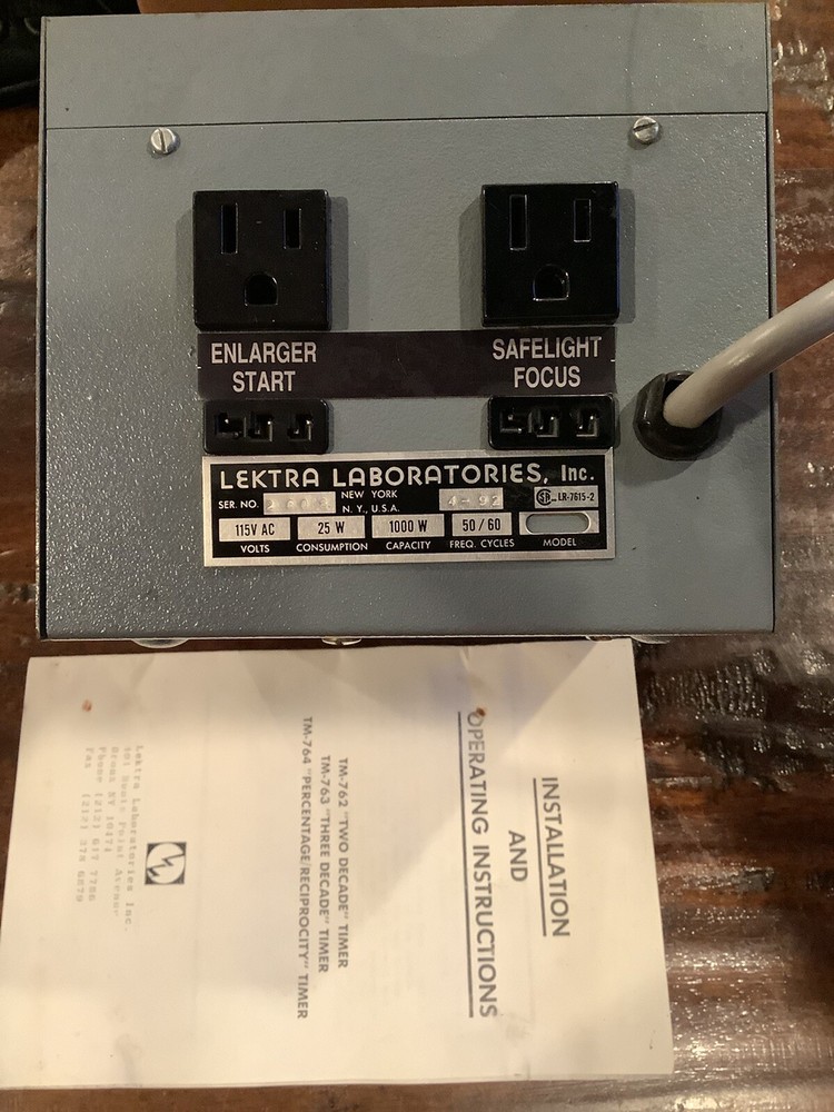 Vintage Lektra TM- 762 TWO DECADE TIMER