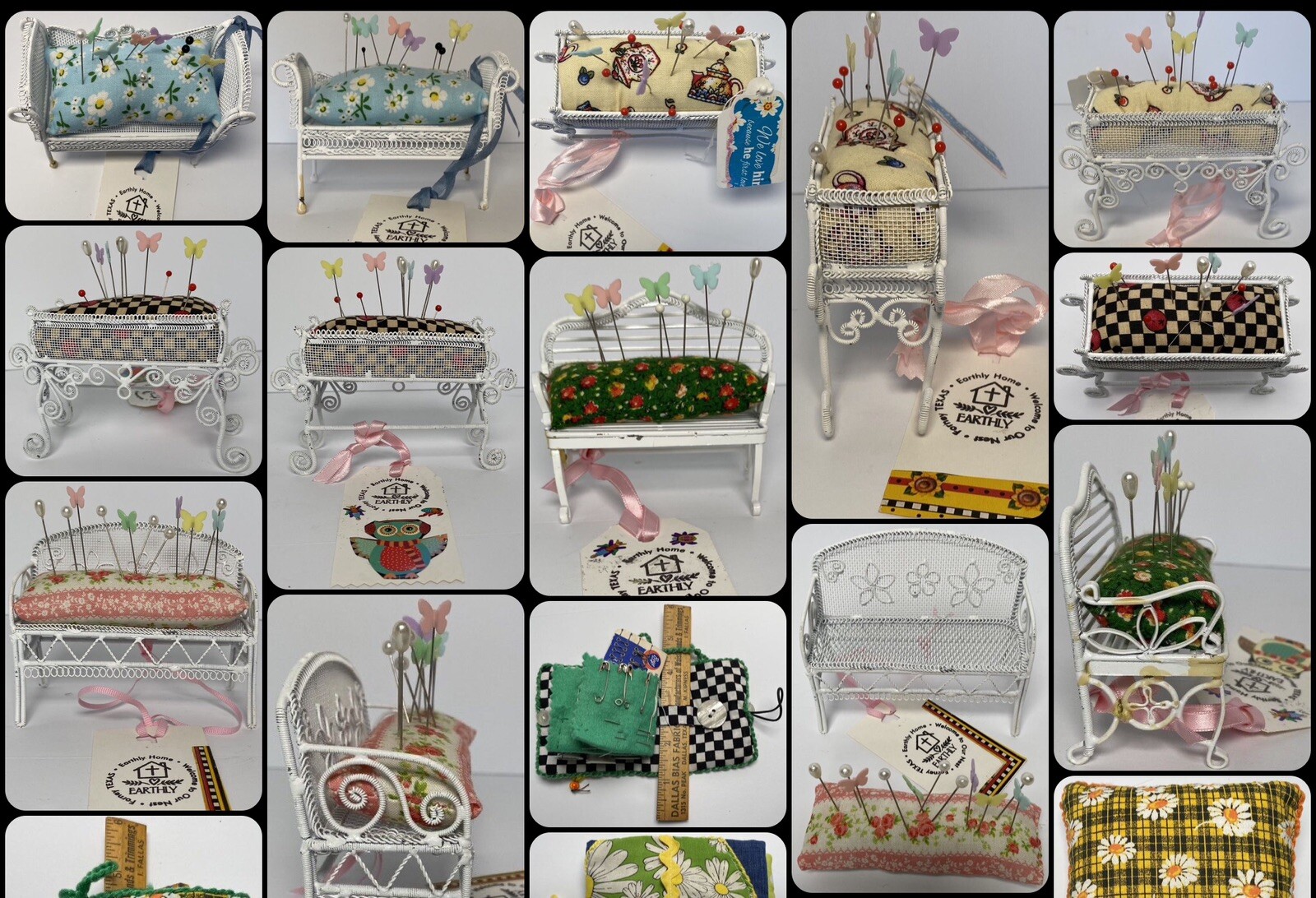 Pin cushion Needle Book Notions 31