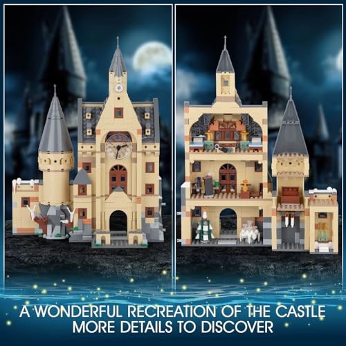 Magic Castle Clock Tower Building Set, Creative Castle Magic Clock Tower Set