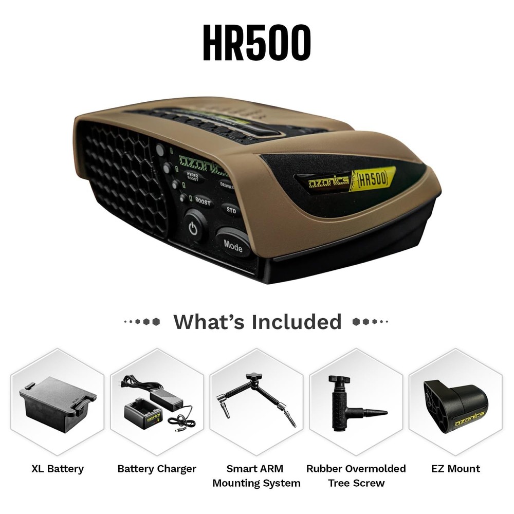 Ozonics HR500 Scent Eliminator with New Hyperboost Mode | Ozone Generator for...