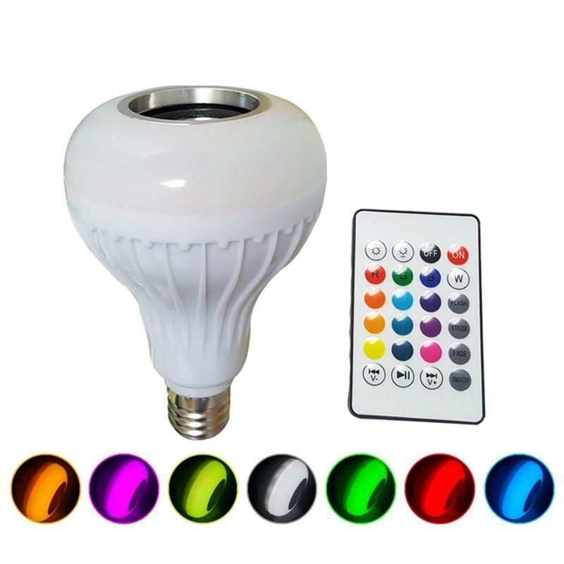 Smart LED Light Bulb with Bluetooth Speaker and with Color Changing Feature