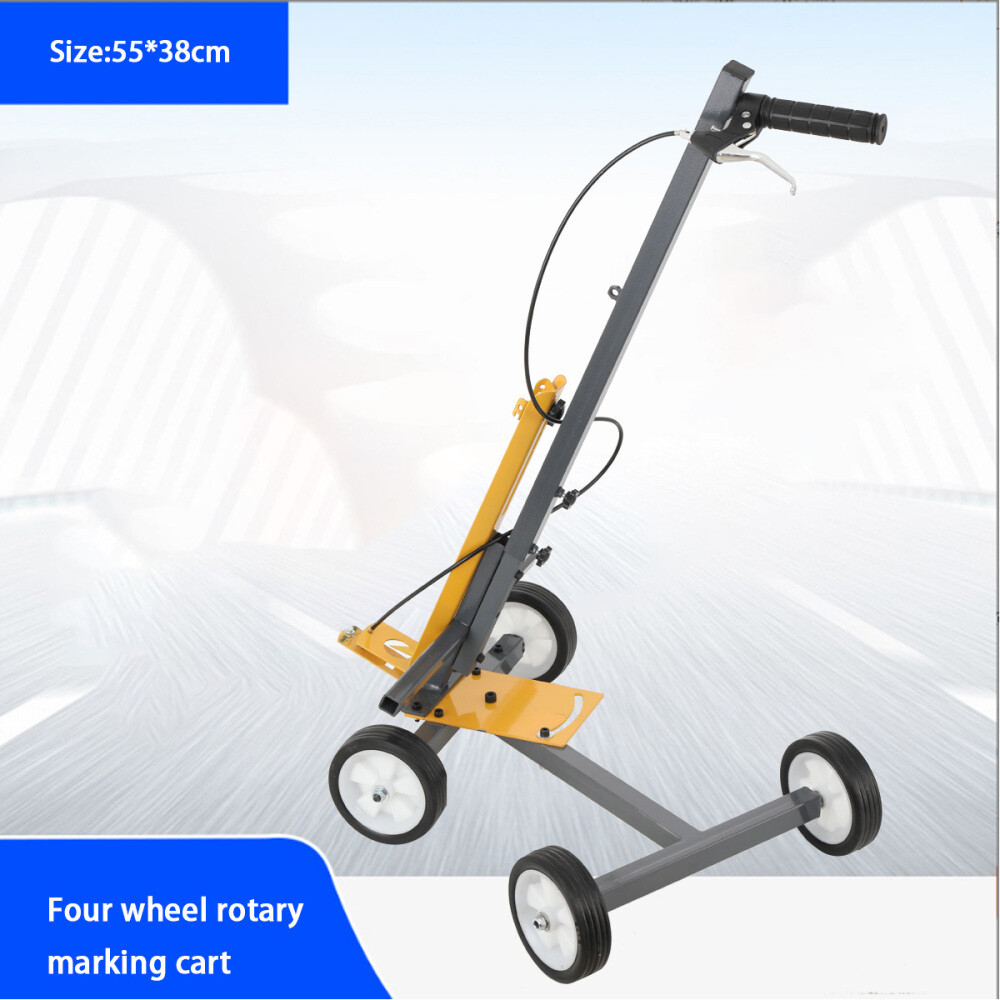 Hand Push Tape Marking Machine Tape Sticking Machine Court Road Marking Cordon