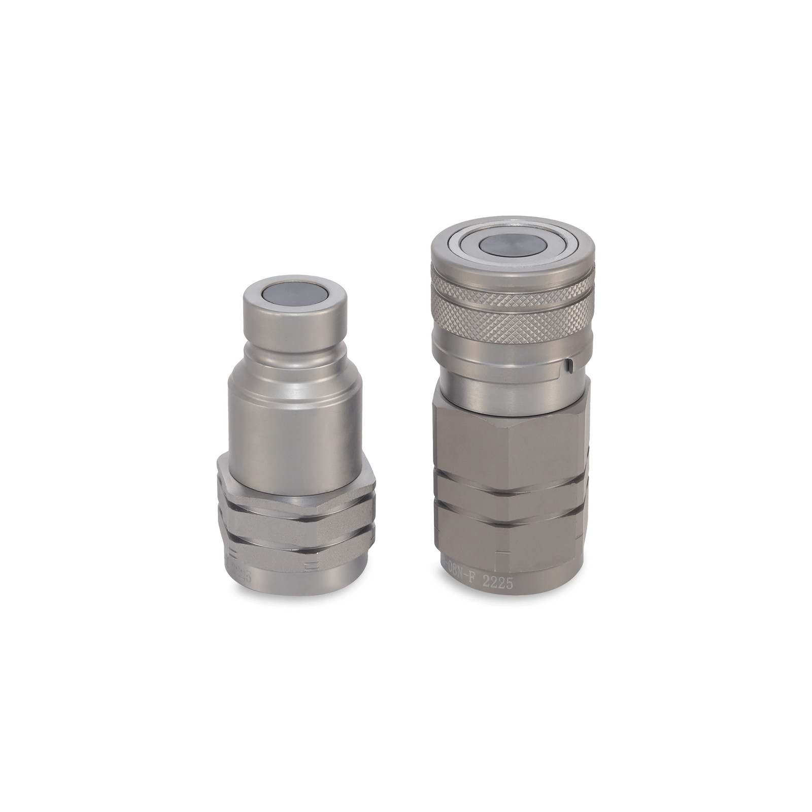 1/2″ Flat Face Hydraulic Quick Couplers Set - 1/2″ NPT Thread