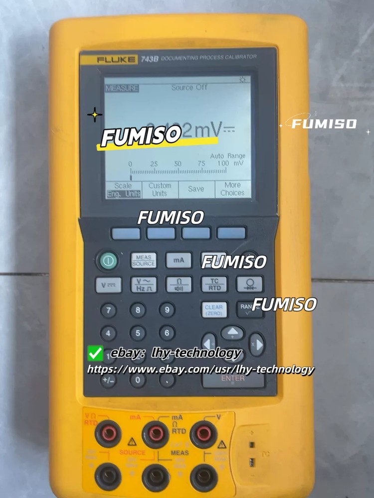Fluke 743B Documenting Process Calibrator used&lh