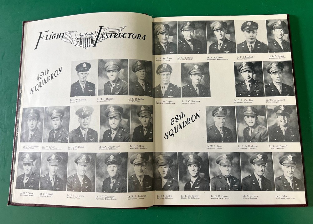 GOODFELLOW ARMY AIR FIELD CLASS BOOK 43-H