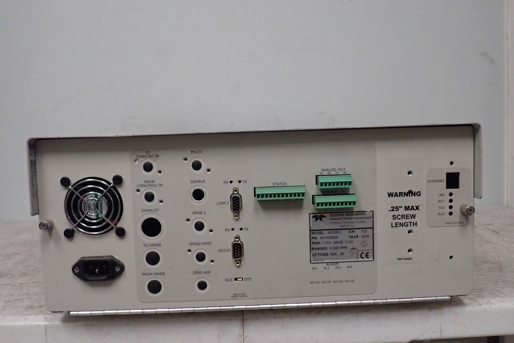 Teledyne API Chemiluminescence NOx Analyzer Model 200EU