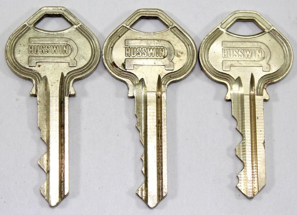3 ~ Vintage Russwin Keys