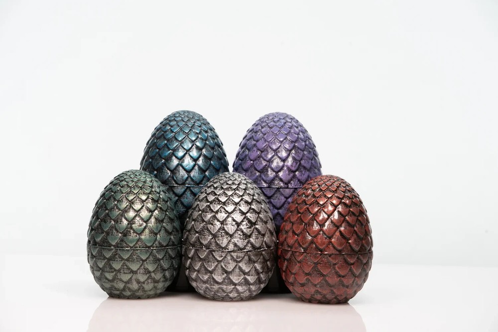 Dragon Egg Container - Blue