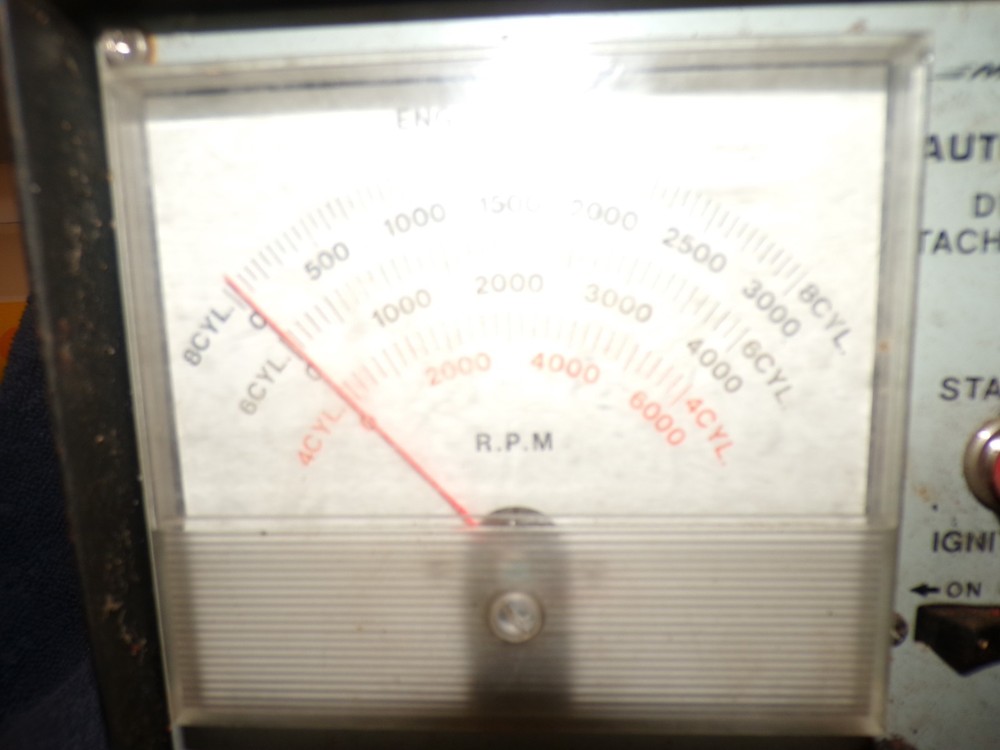 vintage micronta automatic dwell tachometer remote starter untested
