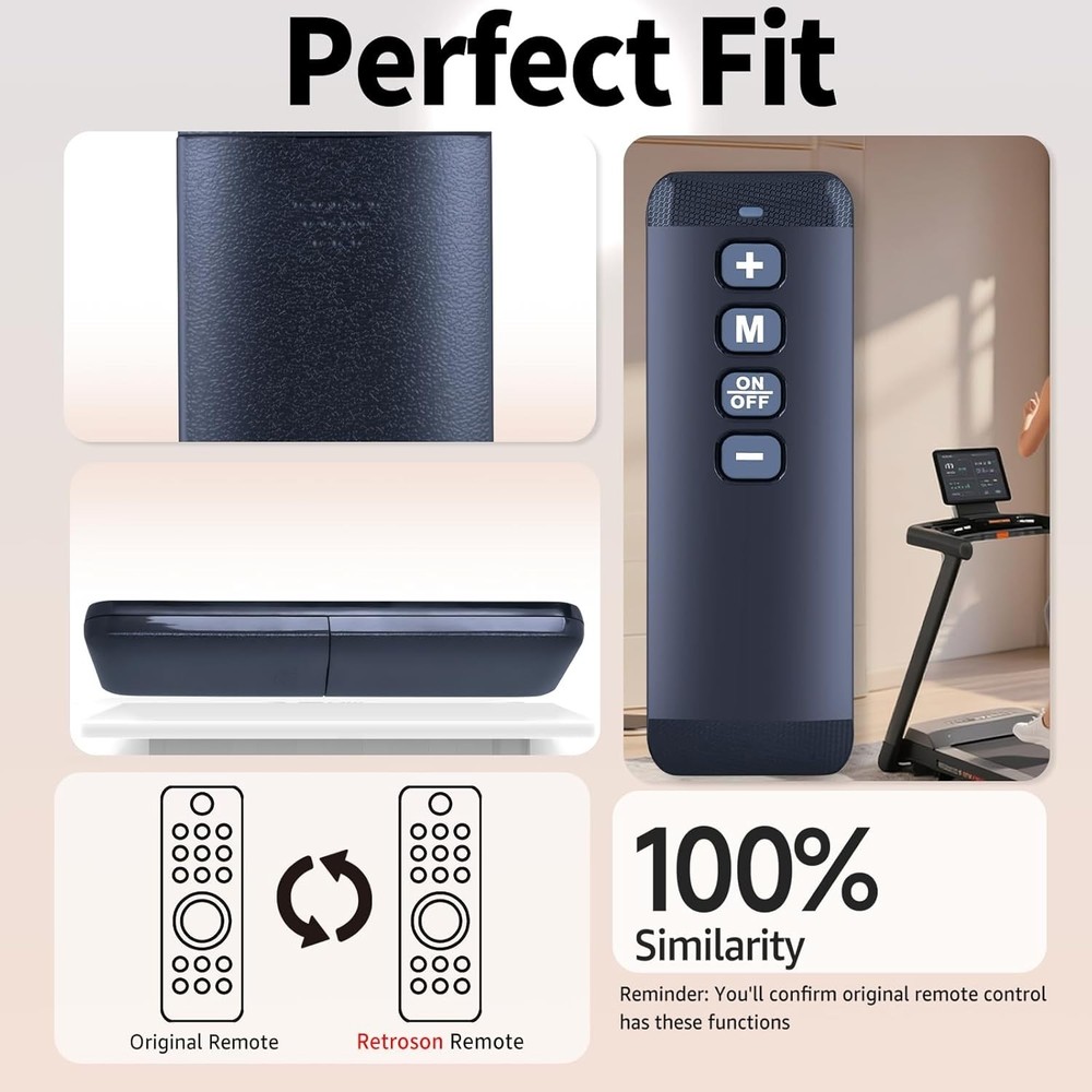 Universal Treadmill Remote Control for HomeFitnessCode Walking Pad
