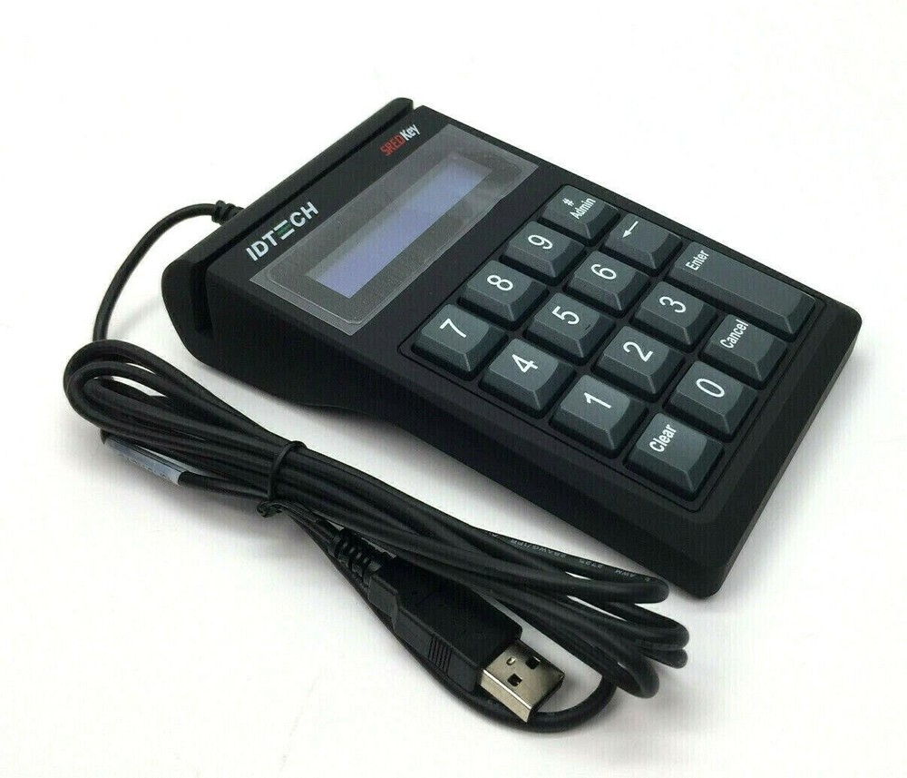 Idtech SREDKey Encrypted Key Pad PCI 3.0 USB with MagStripe Reader