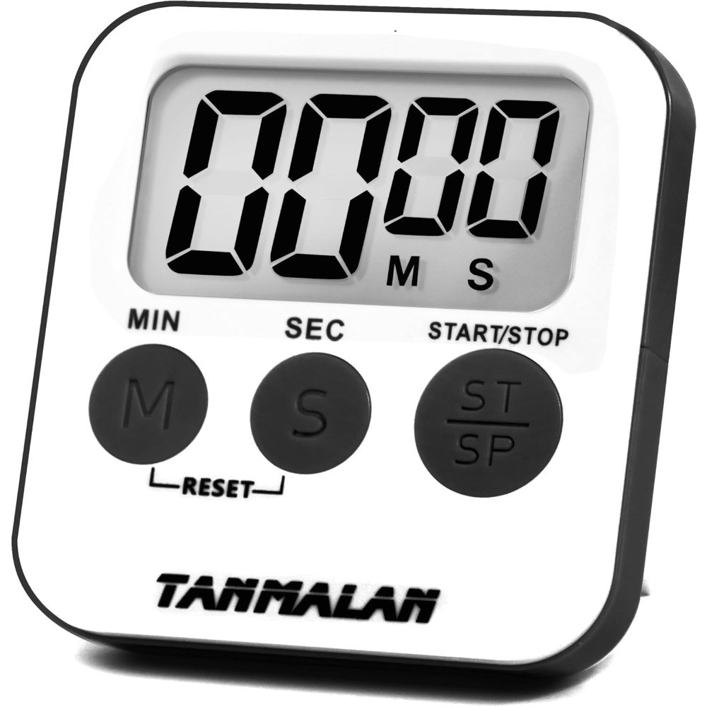 Kitchen Timer with Loud Alarm Large Display Big Button Count Down Up for Cooking
