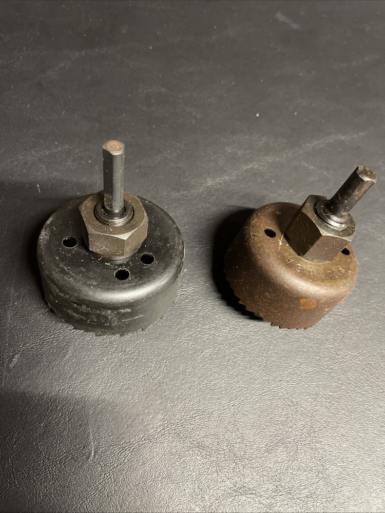 Pair Of Drill Bit Hole Saws (2)