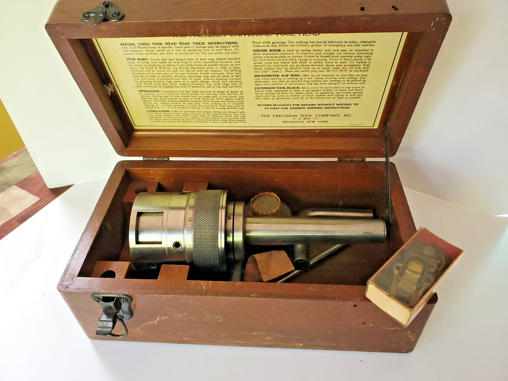 Universal Boring head   3 1/2" dia   The Precision Tool Co.