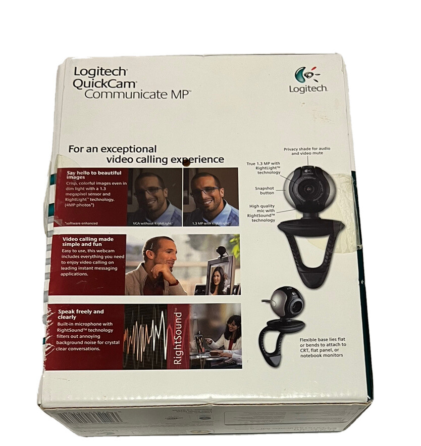 Logitech QuickCam Communicate MP S 5500 Web Cam Camera New Open Box