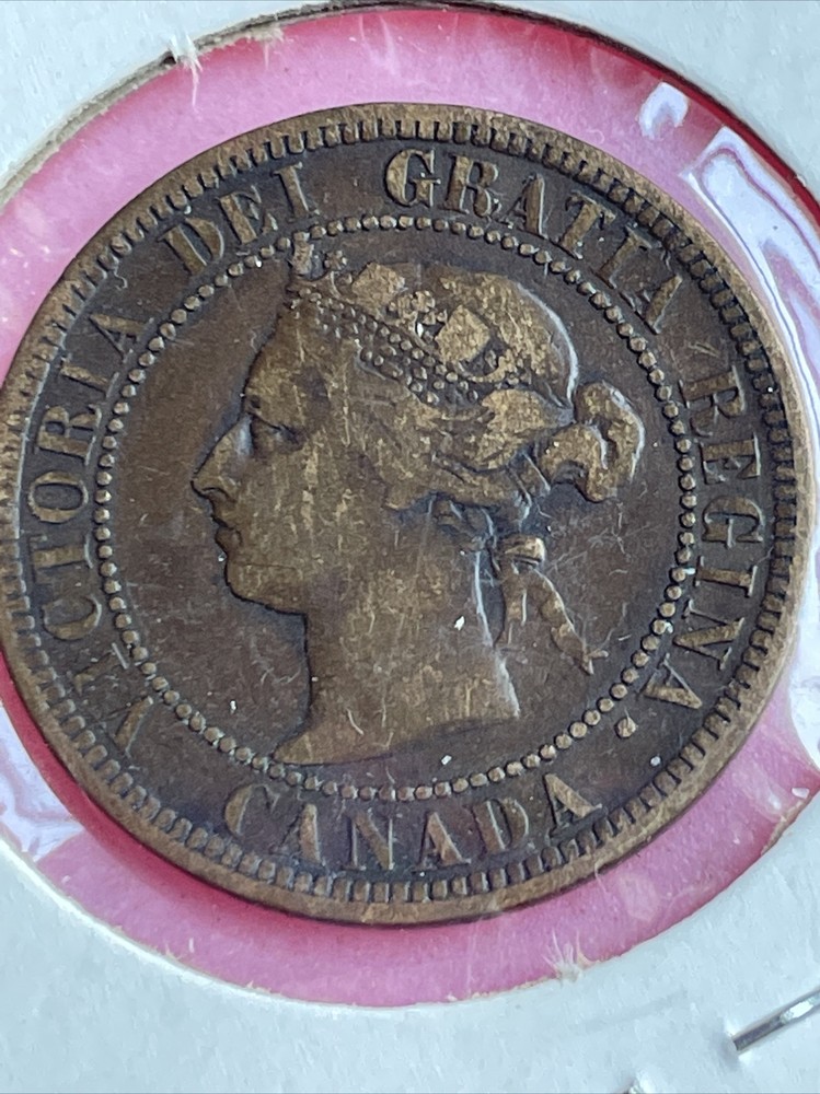 1886 Canada One Cent Coin