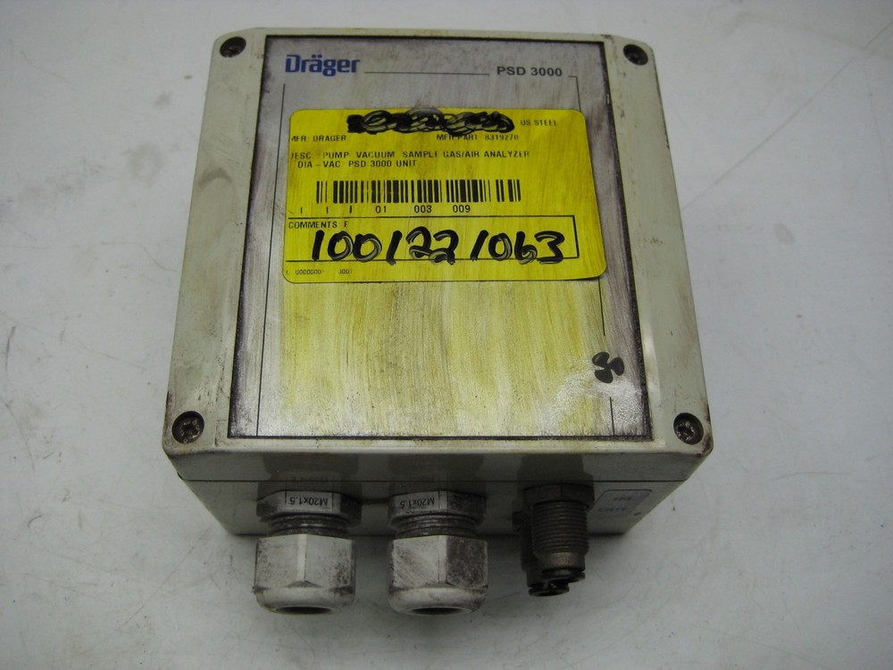 DRAGER PSD 3000 8319270 AIR ANALYZER UNMP