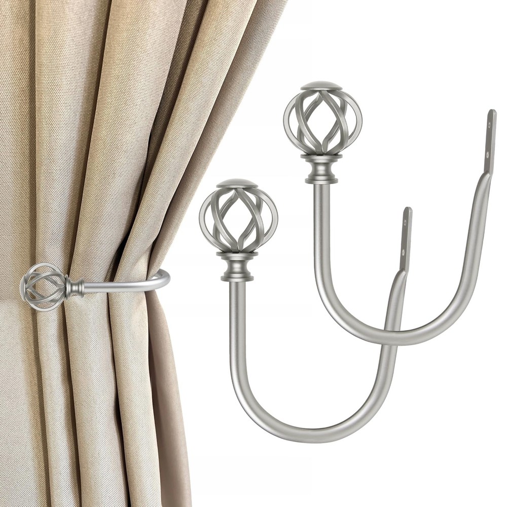 2 Pack Curtain Holdbacks, Decorative Window Drapery Tiebacks (2 Pack/1 Pair),...