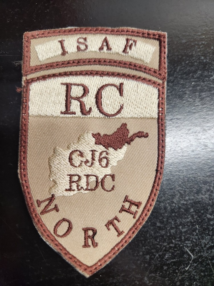 ISAF RC North Afghanistan CJ6 RDC Communications Patch