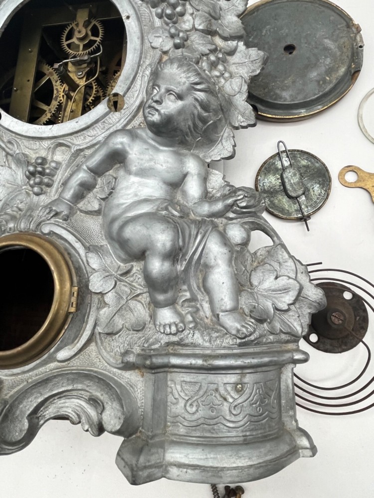 1850's The American Clock Co. Cast Clock.