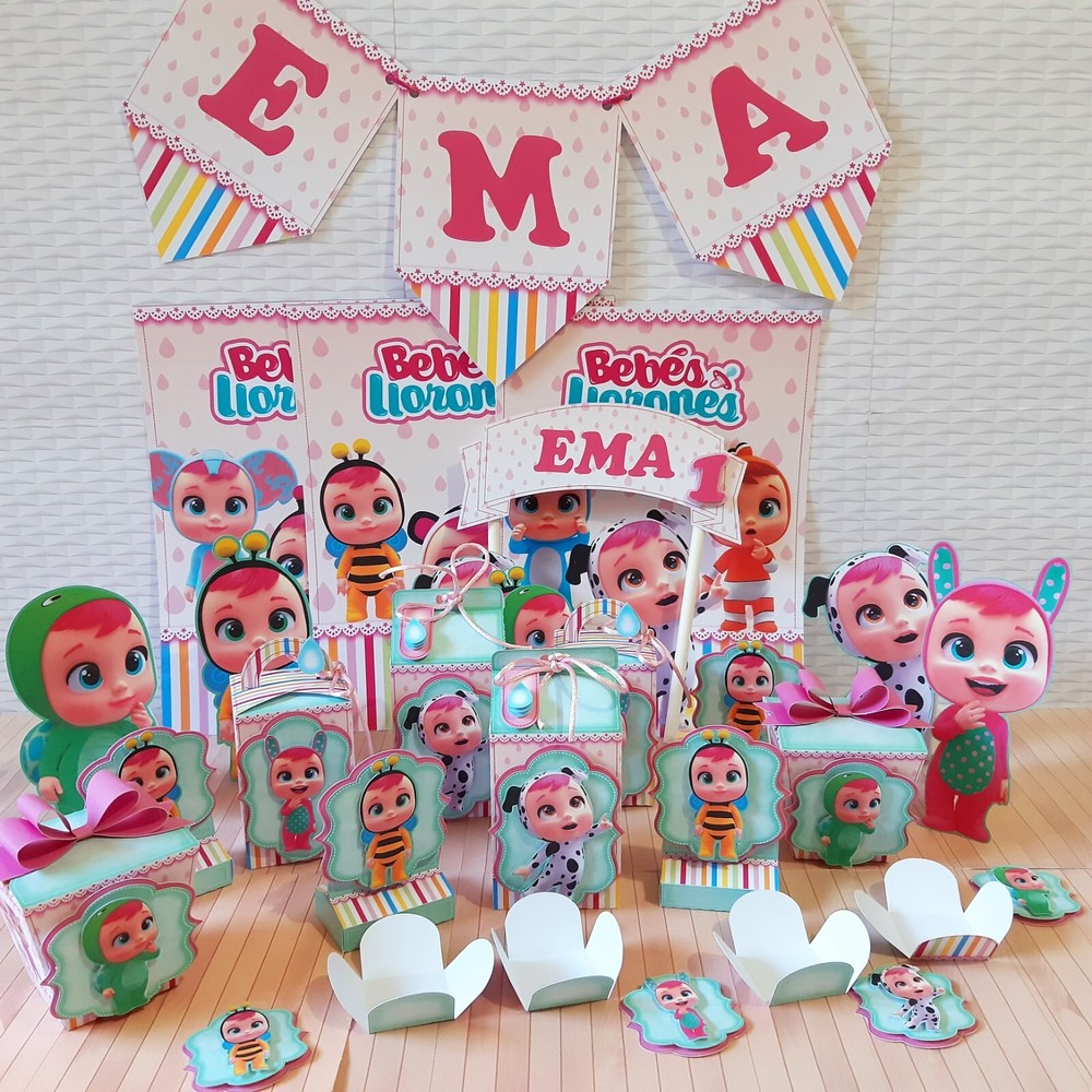Personalized Cry Babies Magic Tears Cake Topper