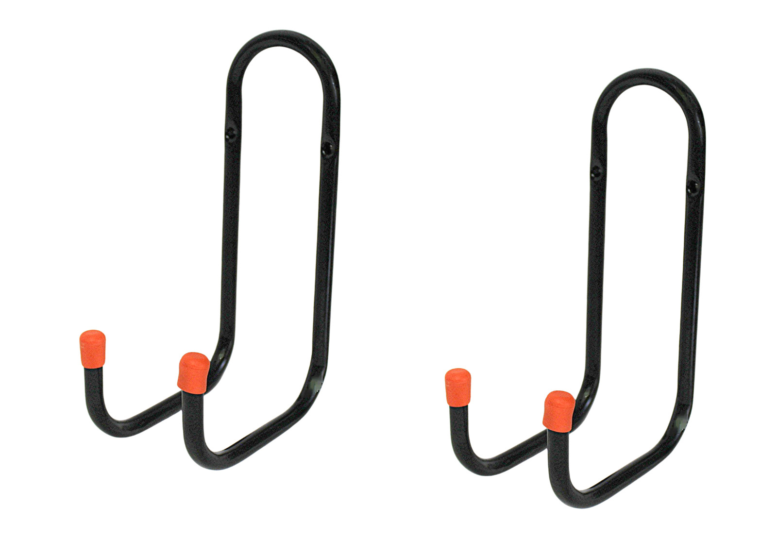 2 Pack Metal Wall Mount Bicycle Bike Hooks Double J Storage Hanger Ceiling Rack