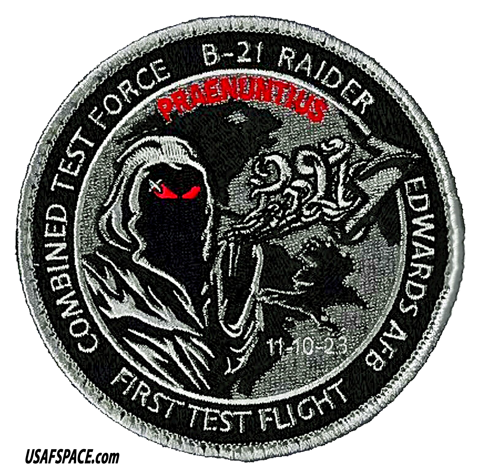 USAF B-21-RAIDER-FIRST TEST FLIGHT-COMBINED TEST FORCE- Edwards AFB- VEL PATCH