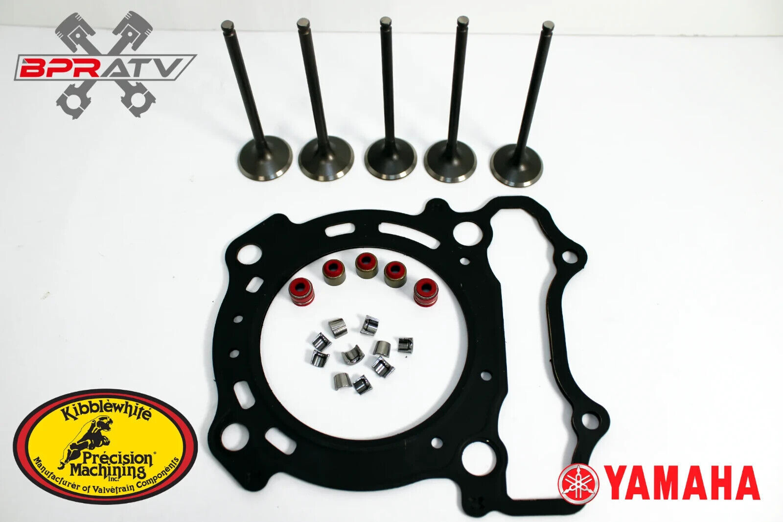 Yamaha YZ250F YZ 250F Intake Exhaust Valves Kit Gasket KIBBLEWHITE Seals Keepers