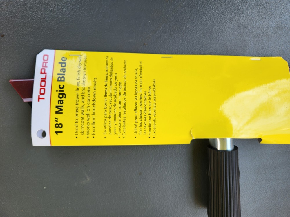 (2 Pack) ToolPro Magic Trowel Knockdown Texture Trowel (18 in.)