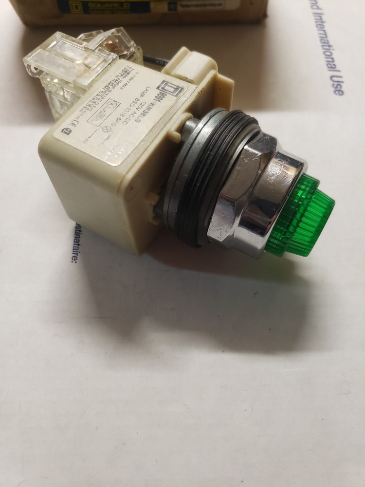 PUSH TO TEST PILOT LIGHT 9001KT38LGG31 SQUARE D