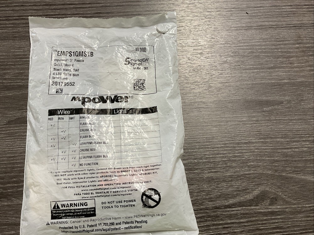 EMPS10MS1B Sound Off Signal