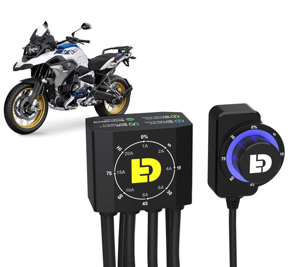 Denali DialDim Lighting Controller BMW R1250GSA 2019 - 2023