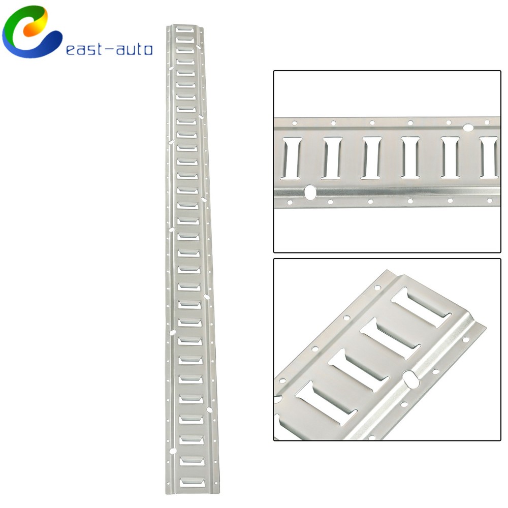 Silver 24 Pack 5 Ft E Track Rail System With Hardware For Secure Loads Steel