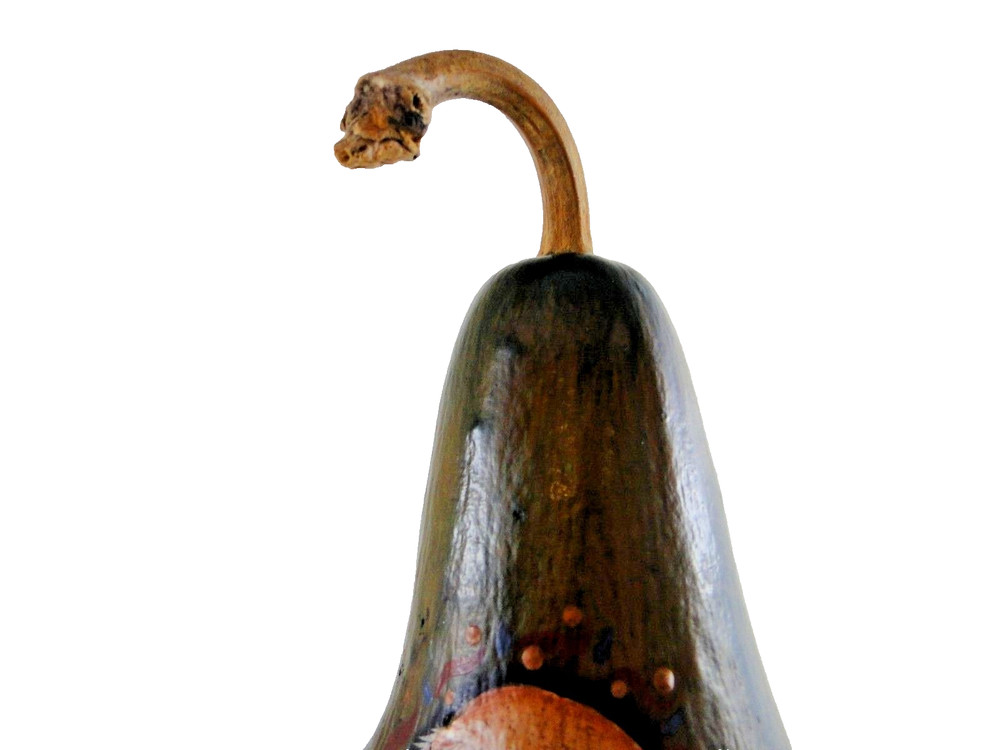 Noah's Ark Hand Painted Gourd Art Decor