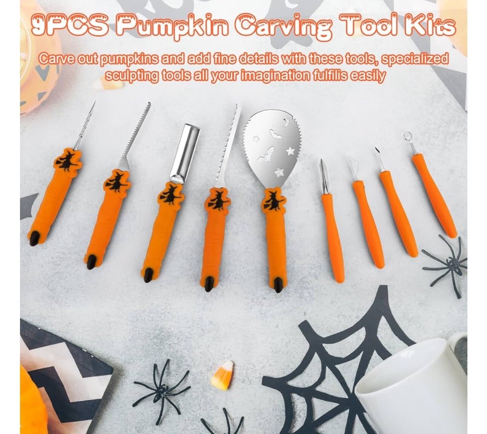 Halloween Pumpkin Carving Tool Kit