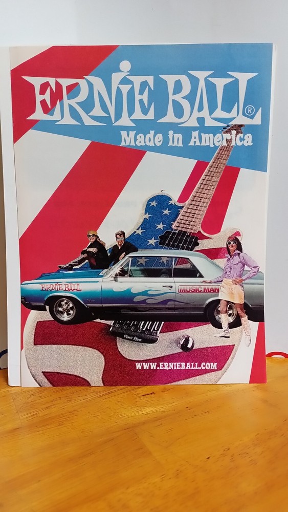 ERNIE BALL GUITAR STRINGS CLASSIC  PRINT AD 11 X 8.5 01101