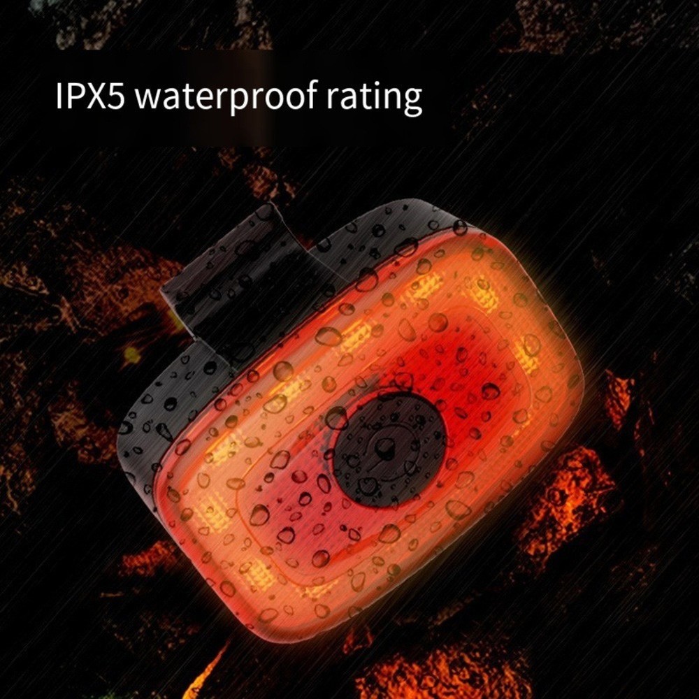 Shockproof Bicycle Tail Light 300mAh with Multiple Brightness Settings