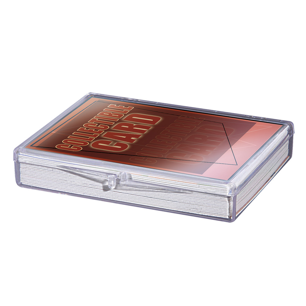 Ultra PRO 25Card Storage Organizer Case Clear Hinged Protector Storage Organizer