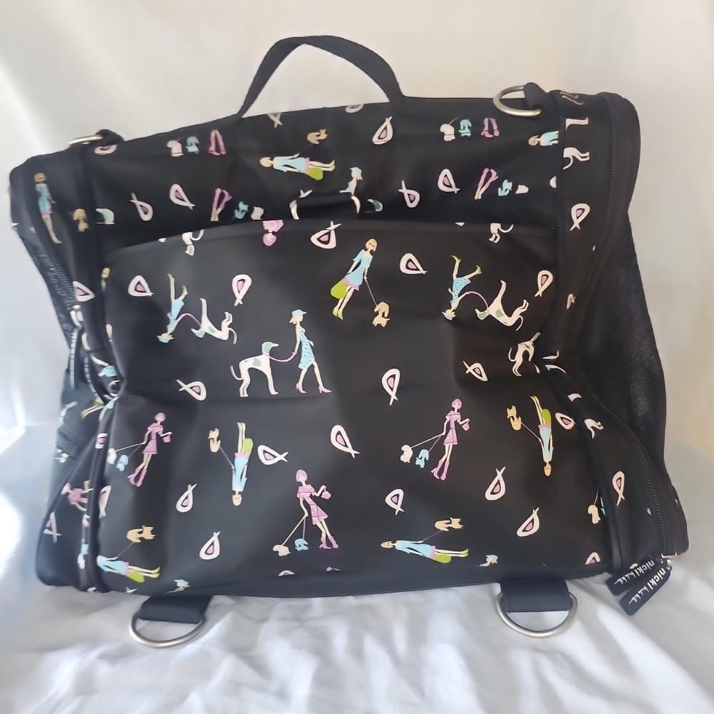 Nicole Miller Backpack/Shoulder Strap Pet Carrier