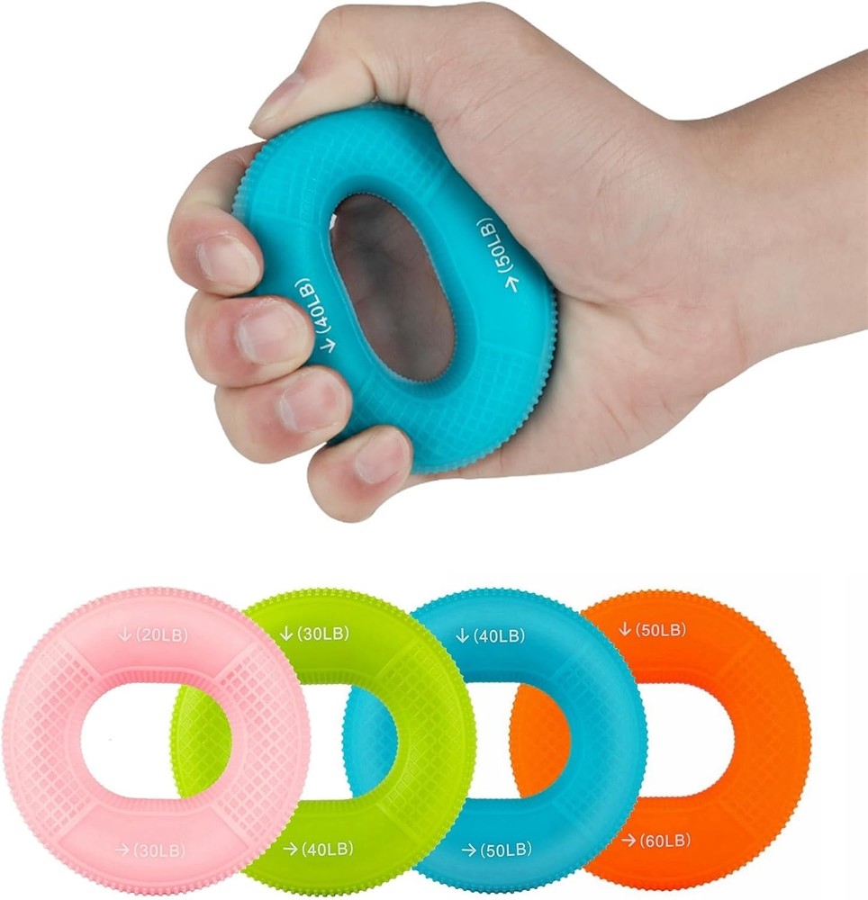 Grip Strength Trainer,Silicone Hand Strengthener large, multiple