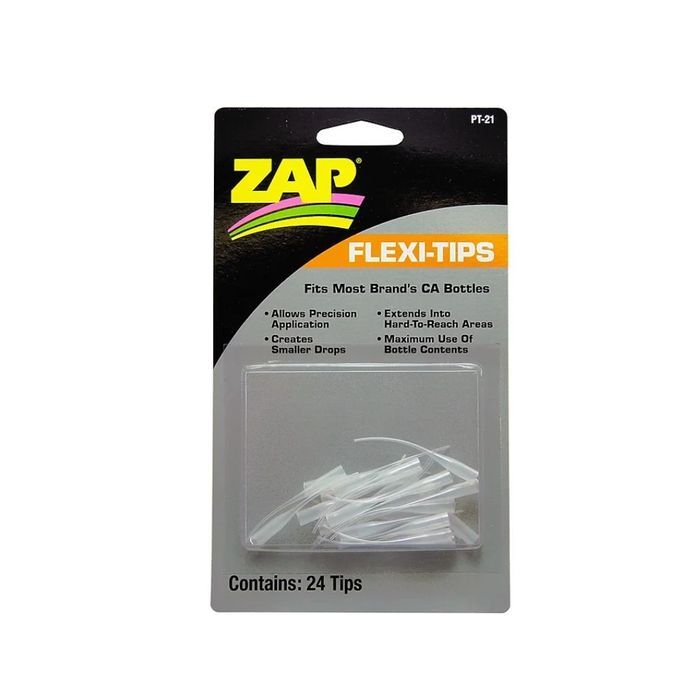 Zap Flexi Tips (24pcs per Bag) for CA Bottles