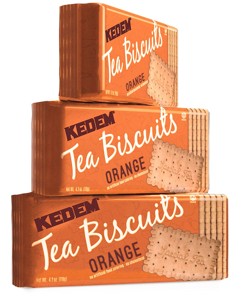 , Orange Tea Biscuits, 4.2Oz Bag (3 Pack) | Thin & Crisp Tea Biscuits, Great