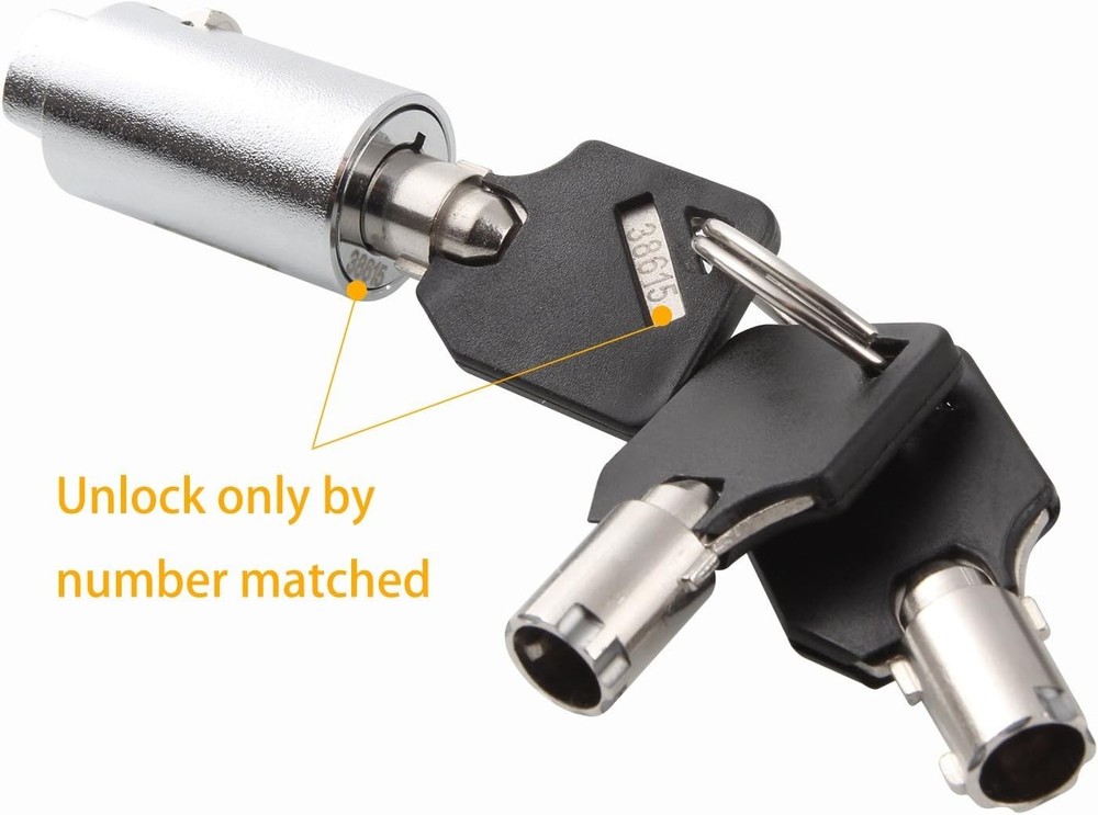 High Security Vending Locks for Coke & Snack Machines - 2 Pack, Durable & Secure