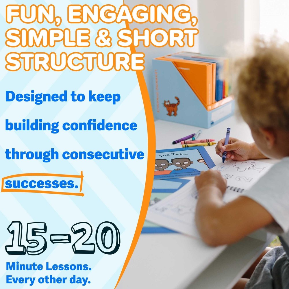 Learning Dynamics 4 Weeks to Read Program and Extra Workbook – Includes 53