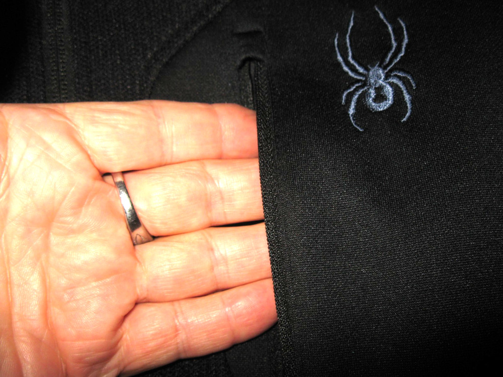 Spyder Jacket Pullover Base unisex med 1/4 zip ls stretch fleece