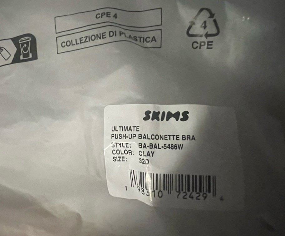 NWT SKIMS Ultimate Push-Up Underwire Balconette Bra Clay 32D