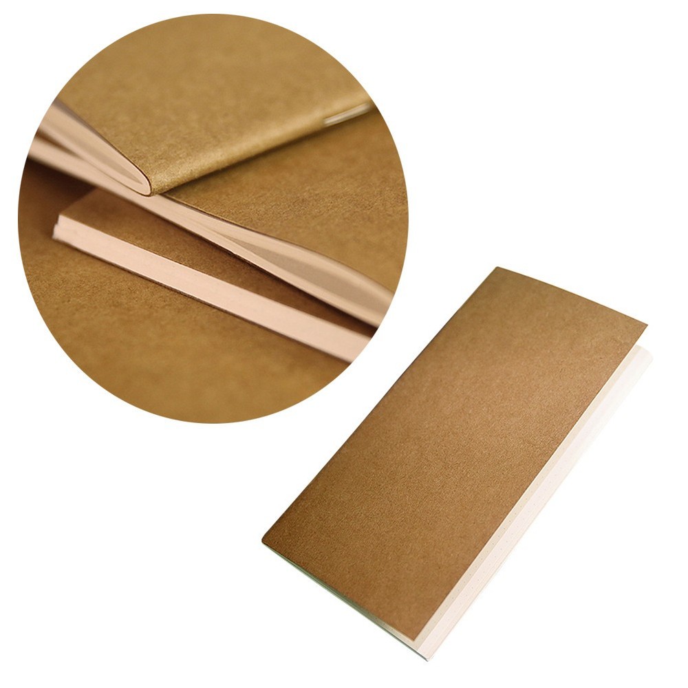8 Pcs Kraft Paper Blank Notebook Notepad Diary Book for Drawing Writing