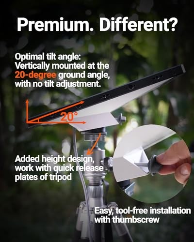 [2025] Starlink Mini Tripod Adapter Mount (Added Height Fits Quick-Release