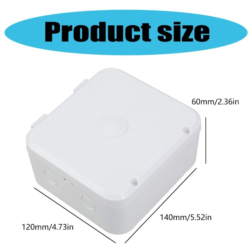 Waterproof CCTV Junction Box Mounting Enclosure Case For Outdoor Security Camera